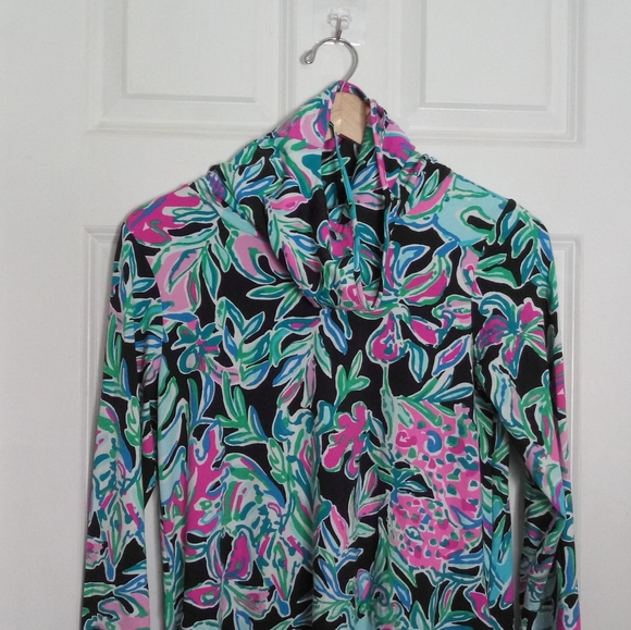 Lilly Pulitzer LilShield UPF 50+ Dress in Onyx Let’s Get Wild Print Size… - Picture 6 of 14